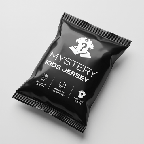 Sealed black Mystery Kids Jersey package